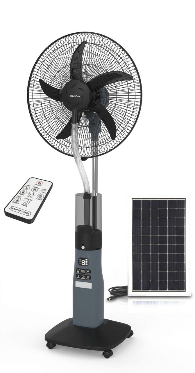 HF-2818M 18'' RECHARGEABLE STANDING MIST FAN